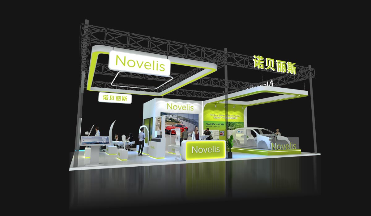 車展展覽設計布置效果圖 車展展覽設計布置效果圖