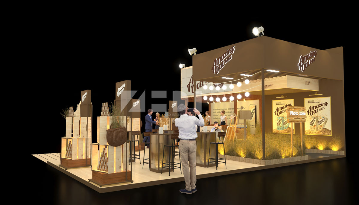 餐飲展覽設計效果圖 餐飲展覽設計效果圖